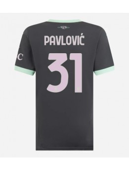 AC Milan Strahinja Pavlovic #31 Zenski Rezervni Dres 2024-25 Kratak Rukavima